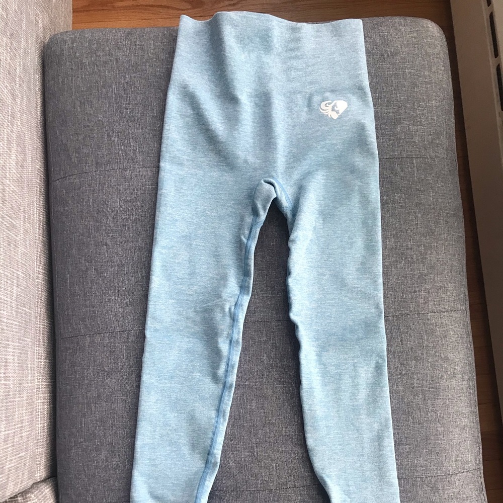 Women’s Best Move Seamless Leggings Small Blue